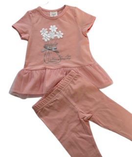 Lief 2- delig set met tule – Roze