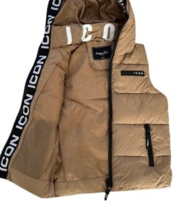 Icon bodywarmer- Licht bruin