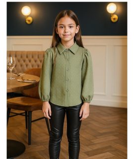 Blouse-Legergroen