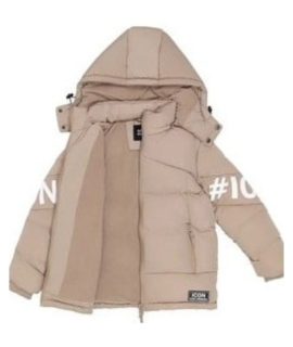 Icon winterjas-Zandkleur