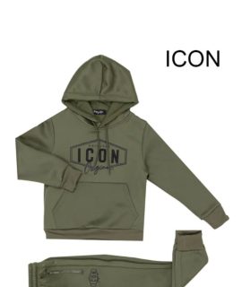 Icon Joggingpak- Legergroen