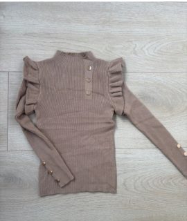 Ribbed Ruffle Beauty – Bruin