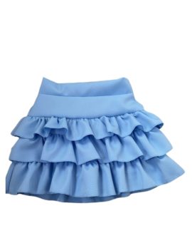 Mila Ruffle Skort- Blue