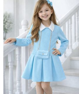 Emma Dress- Blue
