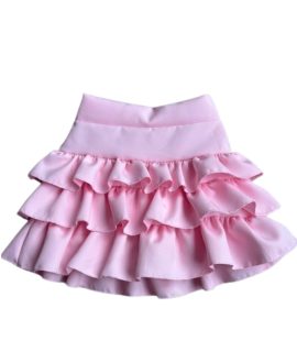Mila Ruffle Skort- Pink