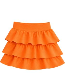 Mila Ruffle Skort- Orange