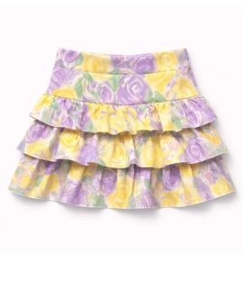 Mila Ruffle Skort-Paars