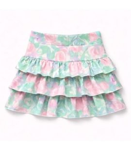 Mila Ruffle Skort-Mintgroen