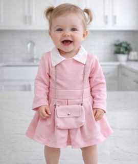 Emma Dress Baby- Pink