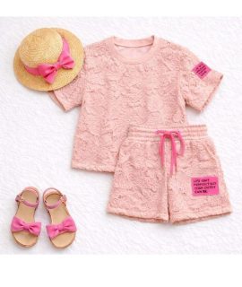 Lace zomer set- Roze