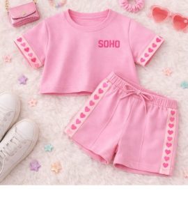 Soho Short set Baby- Licht roze
