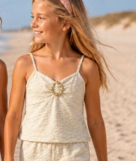 Sunny Daisy Set- Beige